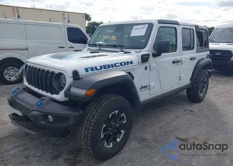 2024 Jeep Wrangler 4Xe Rubicon 4Xe from USA, damaged, VIN 1C4RJXR67RW240984